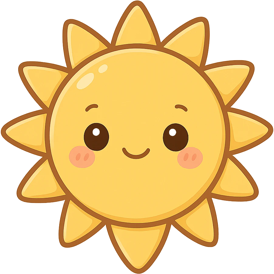 一个可爱的太阳 emoji