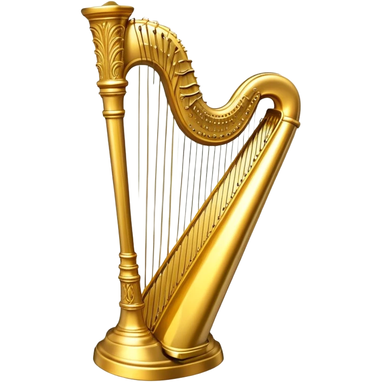 Irish golden harp emoji