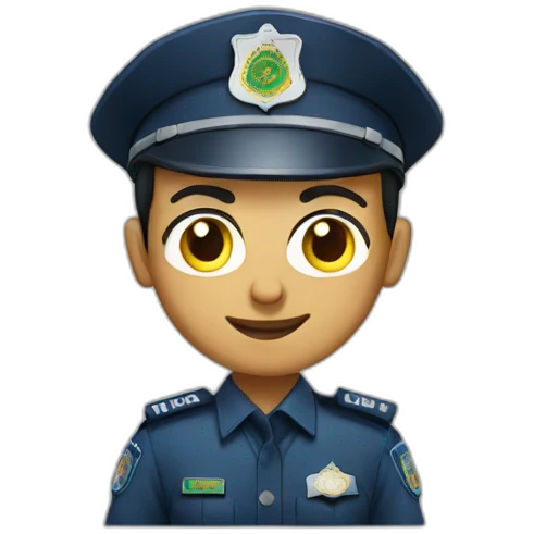 Moroccan police emoji