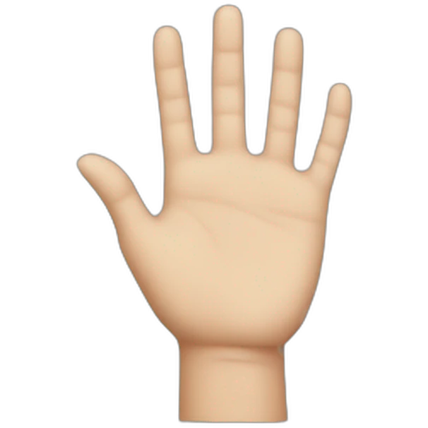  Hand emoji