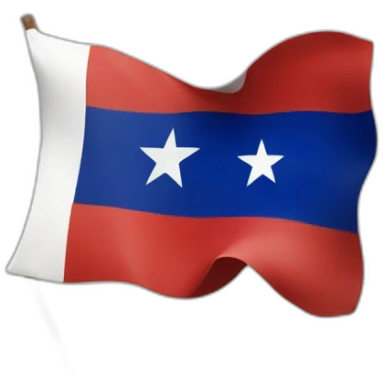 The flag of Chile in an earthquake emoji