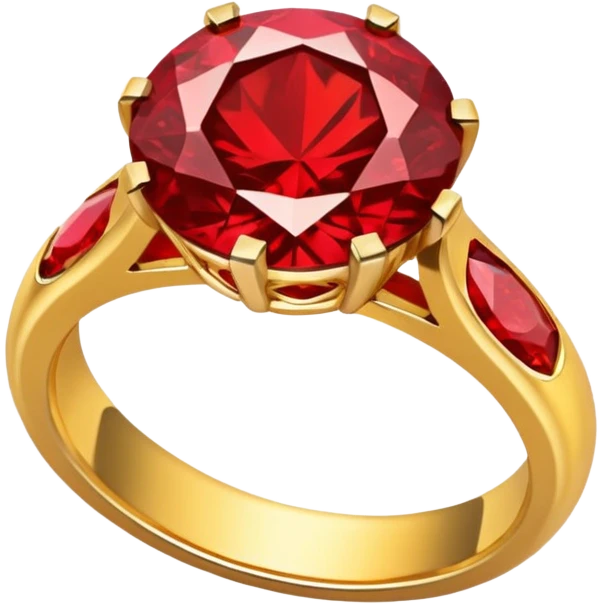 red ring marry red diamond emoji