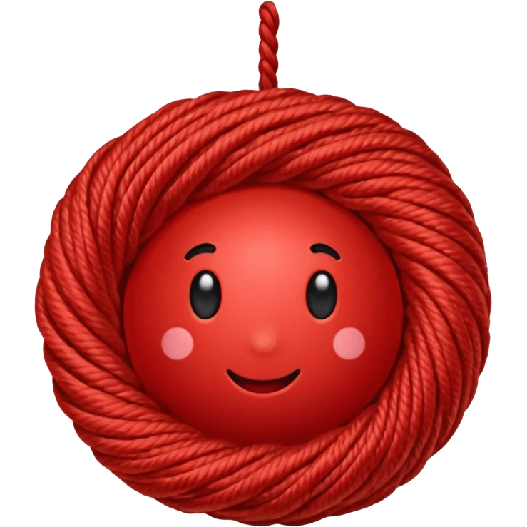 red ball of yarn emoji