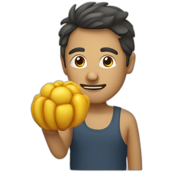 Personne qui fait une pompes  emoji