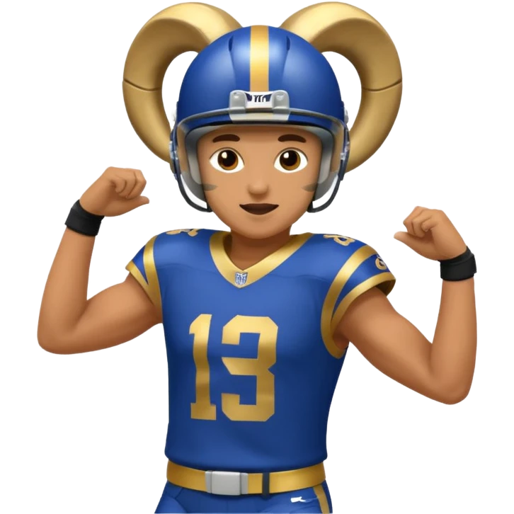 Aiden Hutchinson dancing on rams emoji