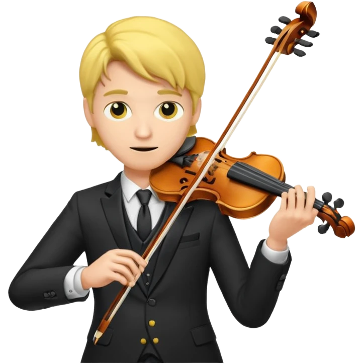 yellow-colored violinist man  emoji