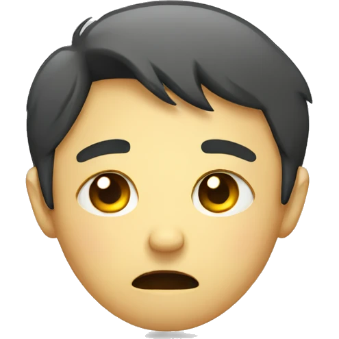 sad person with tear emoji