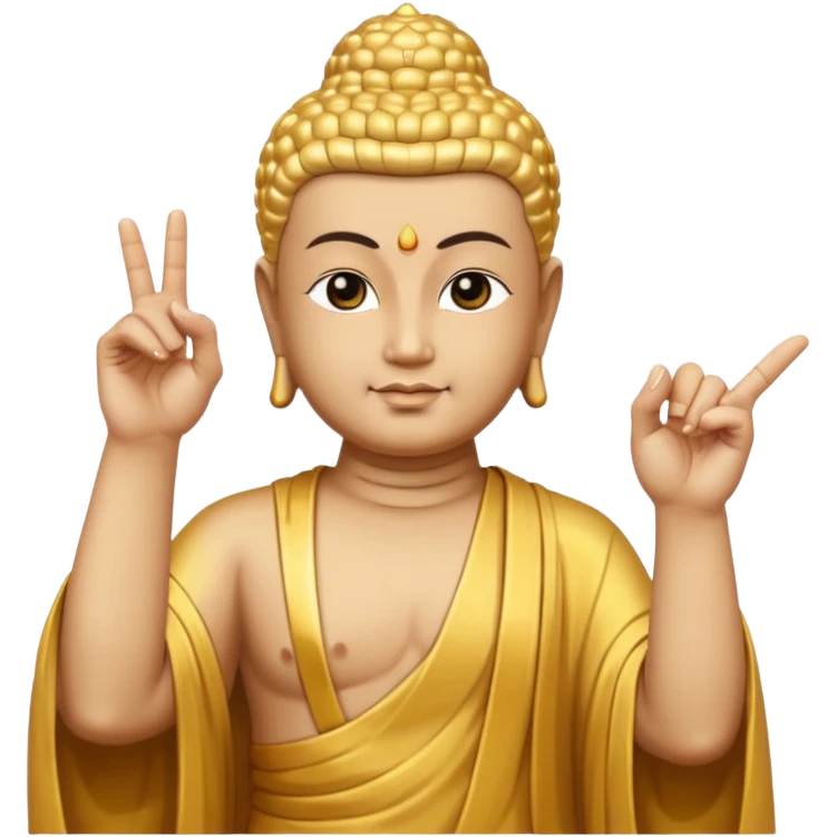 삿대질 하고 있는 부처 emoji