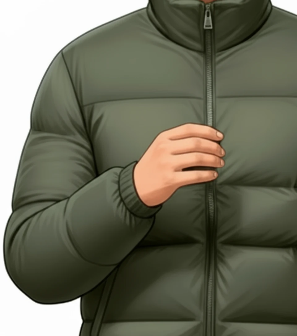 нарисуй точно такую же  руку в куртке от плеча  до кончиков пальцев, но остальную часть куртки рисовать  не надо, без фона emoji