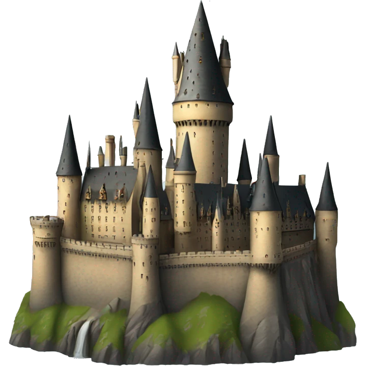 Hogwarts castle emoji