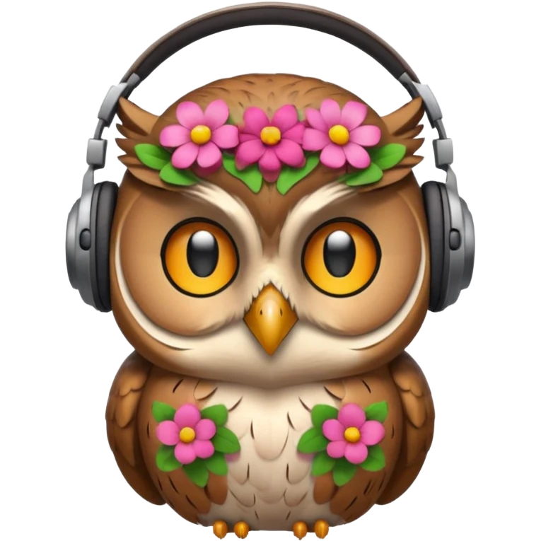 بدي صوره بومه هذولا زهريه حاطه سماعات ايموجي متحرك emoji