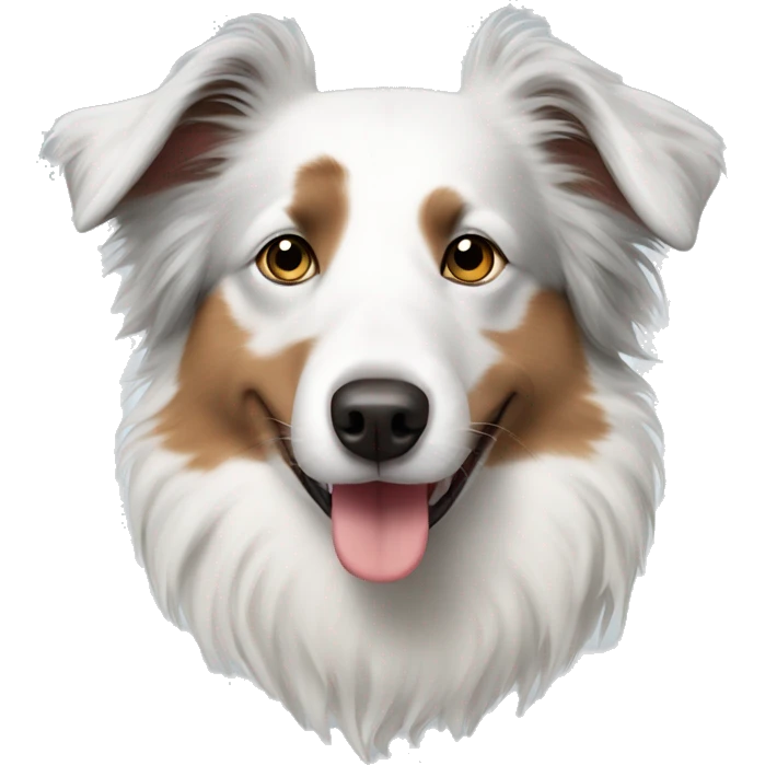 white australian shepherd emoji