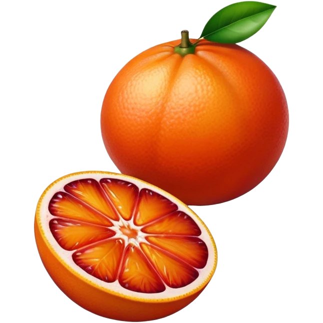 Blood orange emoji