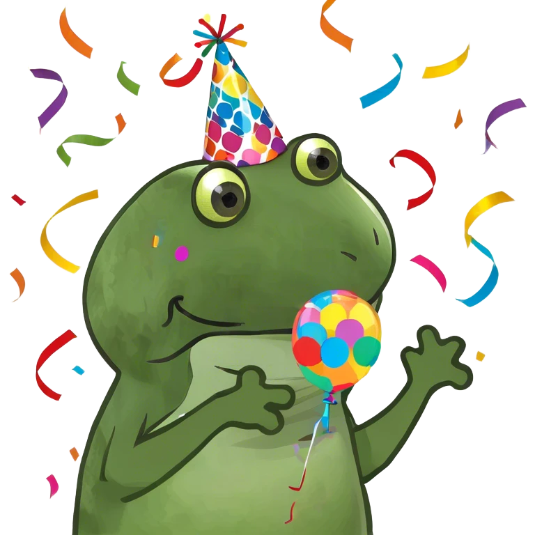 Panda celebrating  emoji