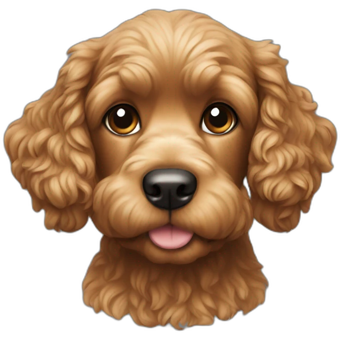 cocker poo emoji