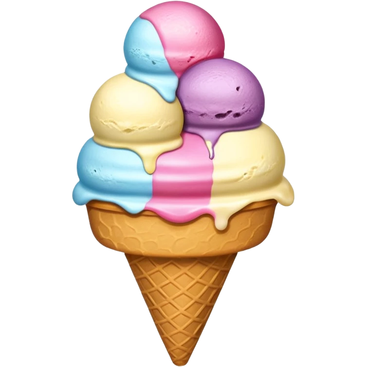 12 scoop ice cream emoji