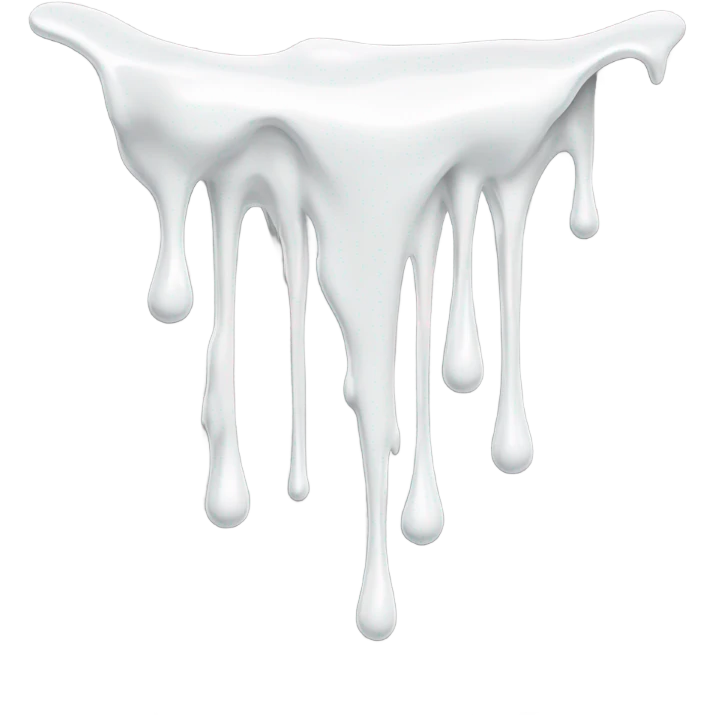  white drips emoji