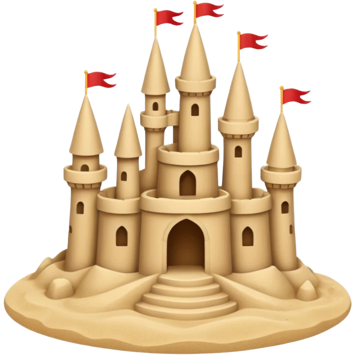 sand castle emoji