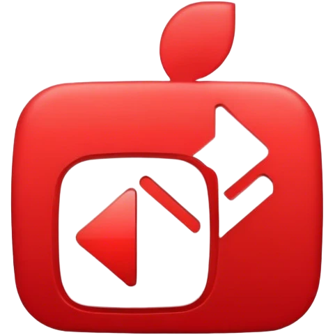 red youtube logo alternative emoji