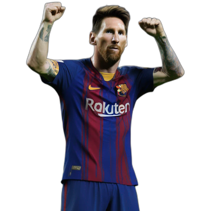 Messi qui pisse sûr Ronaldo emoji