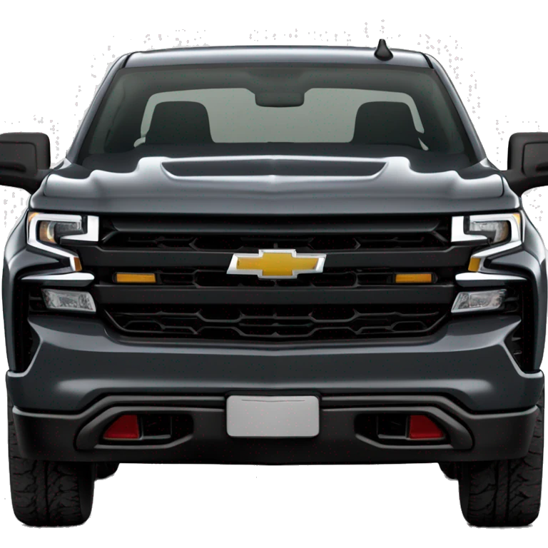 Dark gray 2023 Chevy Silverado 1500 ZR2 emoji