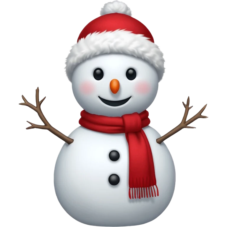 a snowman with the "S" logo and red scarf emoji