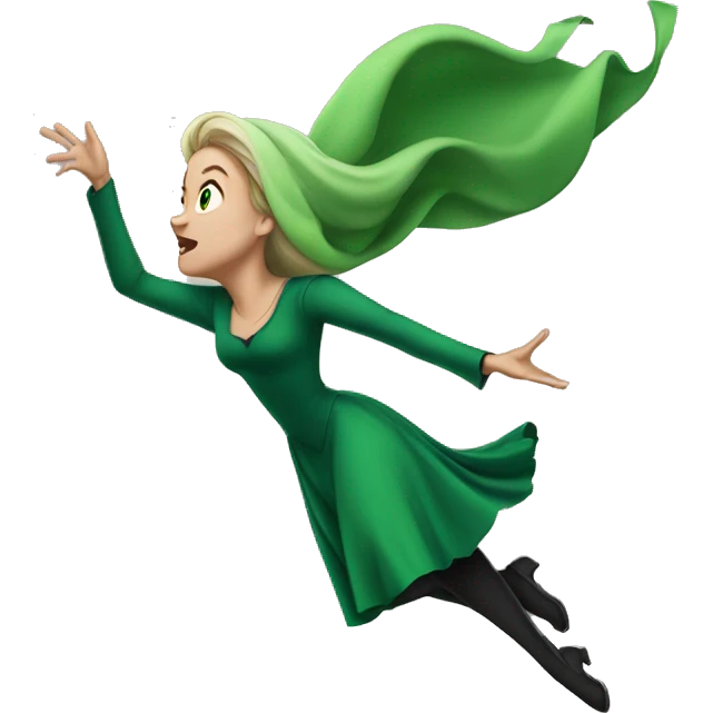 Defying gravity wicked  emoji