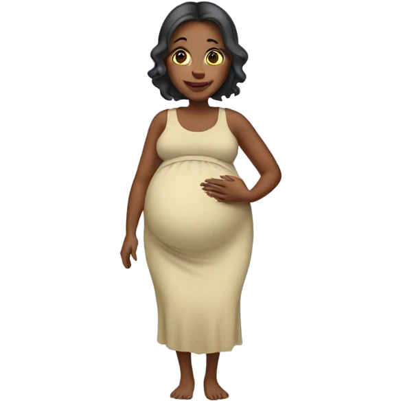 Pregnant lady emoji