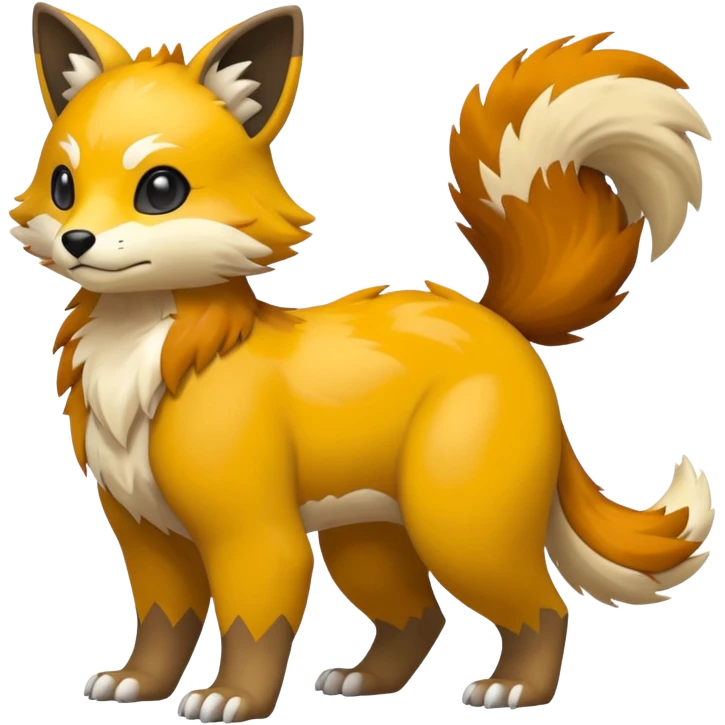 Cute cool animal hybrid Fakemon full body emoji