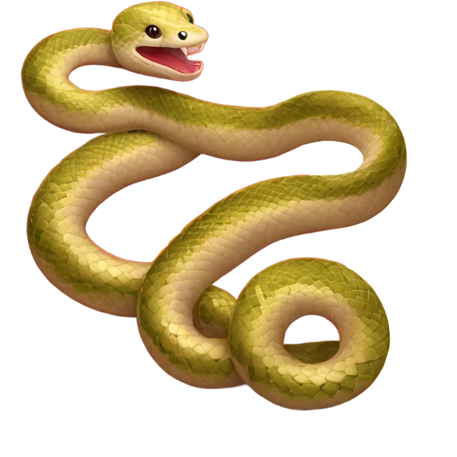 chinese new year with pet snake and ampao emoji