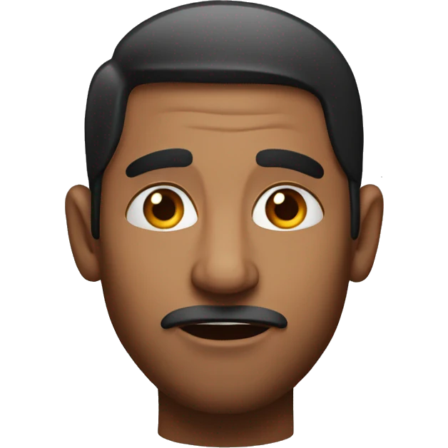 Indian man have a surprised  emoji