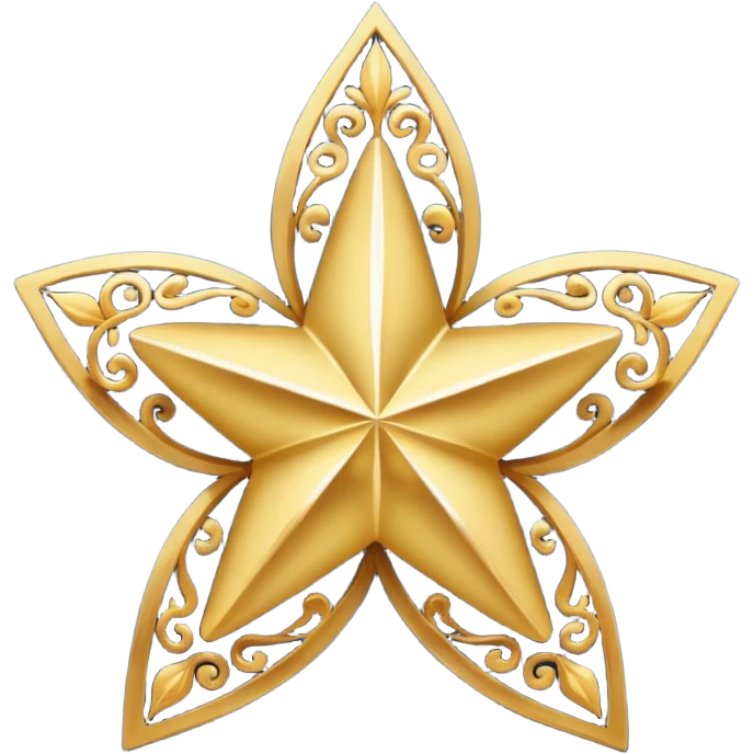  calligraphy star emoji