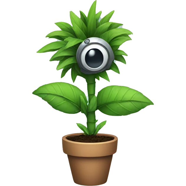 robot plant  emoji