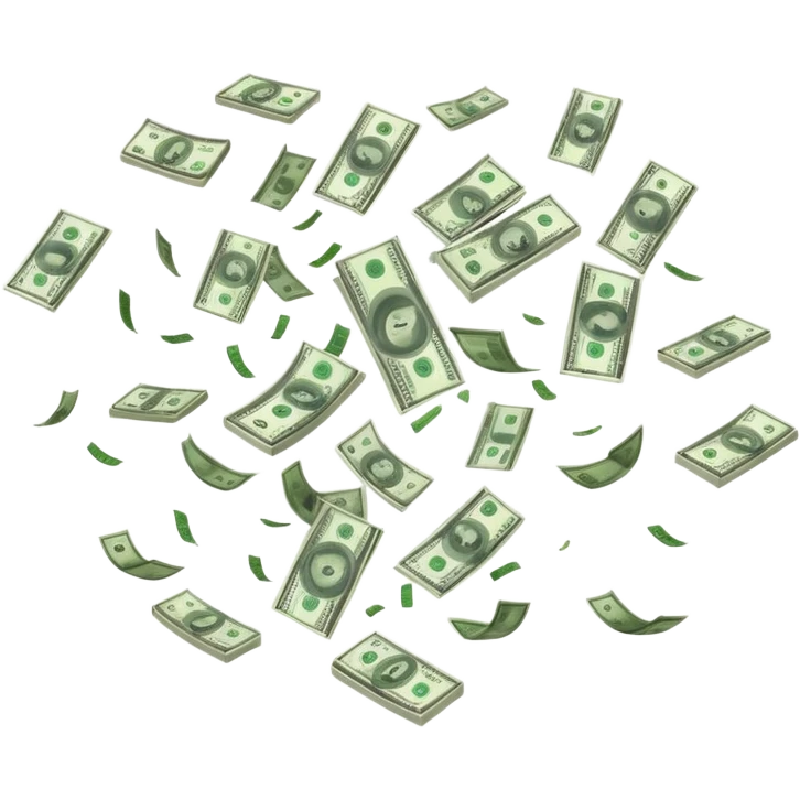money in the air emoji