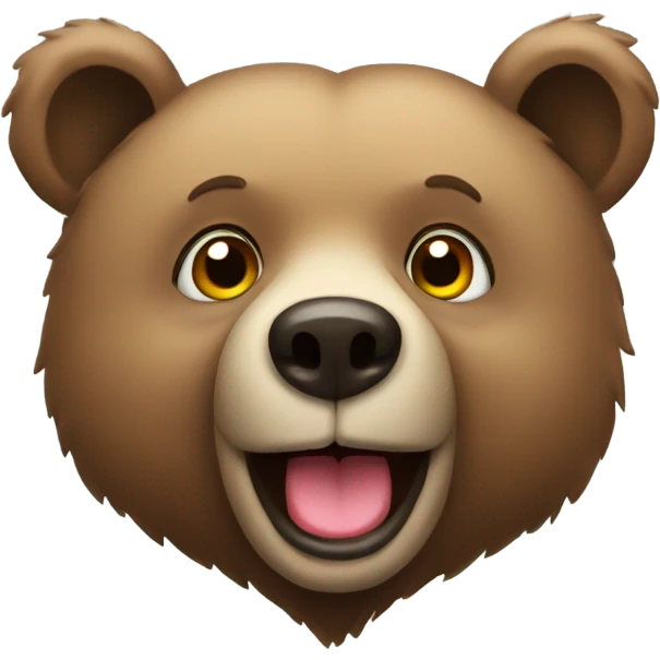 Bear with heart eyes emoji