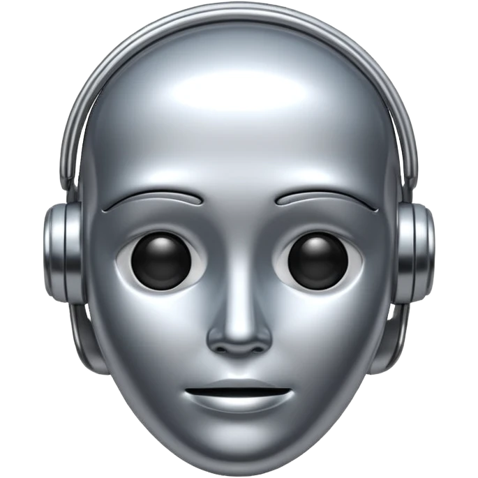 Generate a realistic emoji of AI artificial intelligence emoji