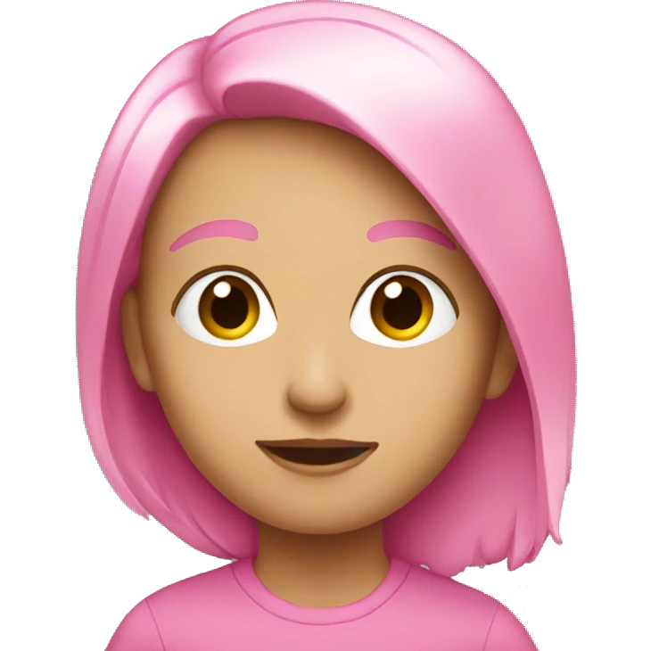 Pink emoji