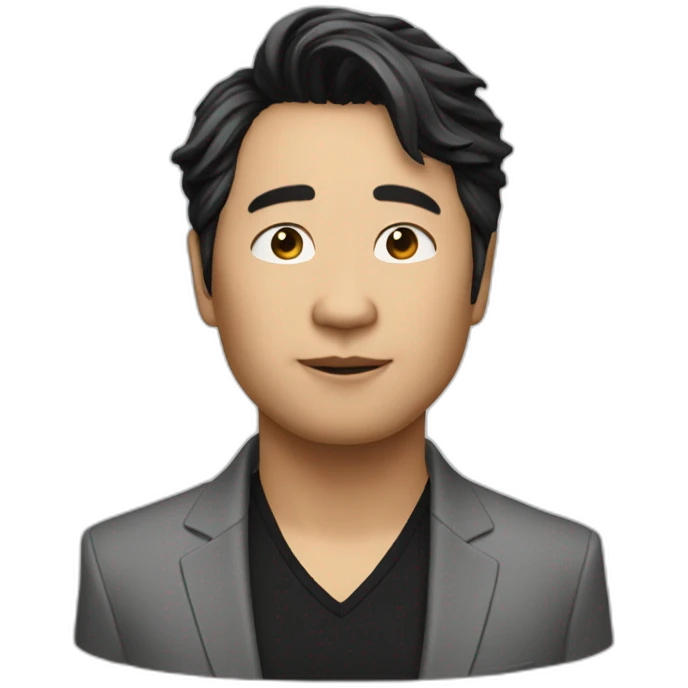 Celine Song Director Asian alone head emoji