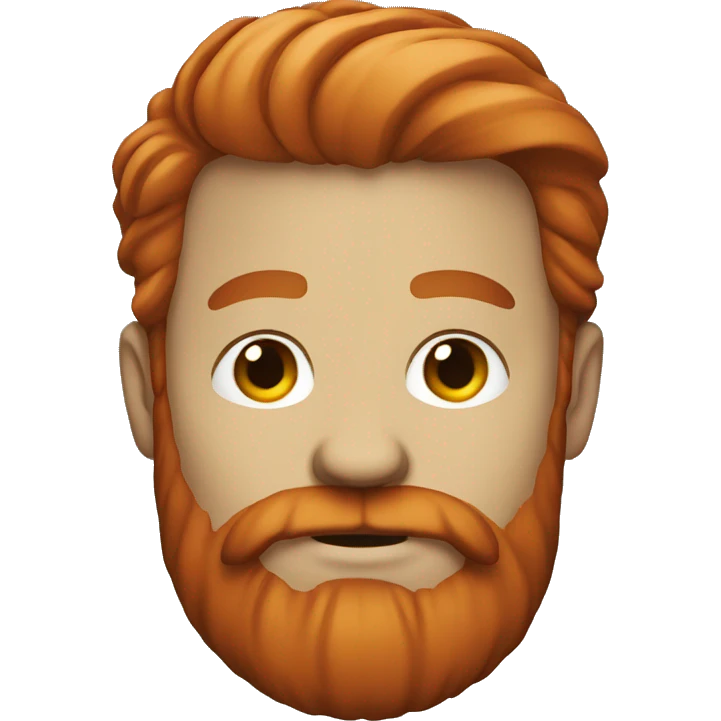 man with red beard emoji