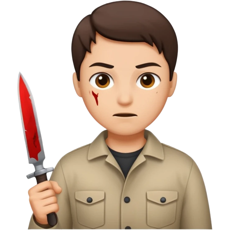 Knife weilding  emoji