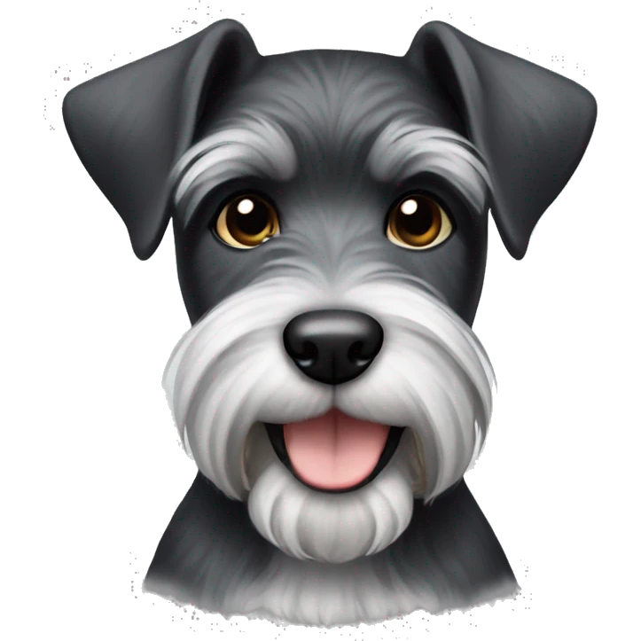 Schnauzer puppy emoji