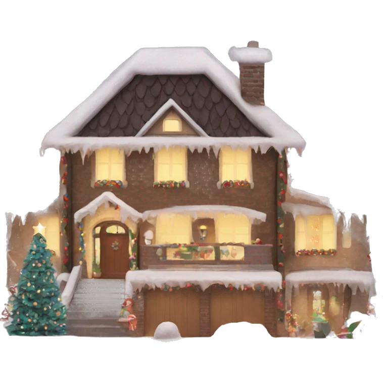 Christmas House  emoji