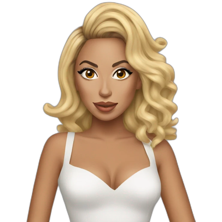 Beyoncé- lady gaga emoji