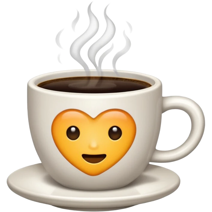 Winter coffee emoji