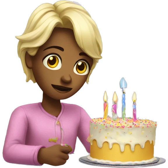 Birthday preparations  emoji