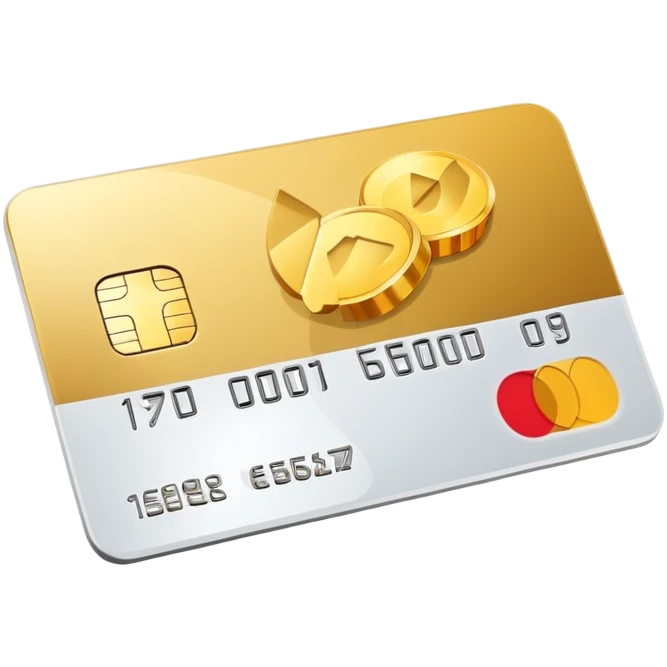 Credit card with chip emoji