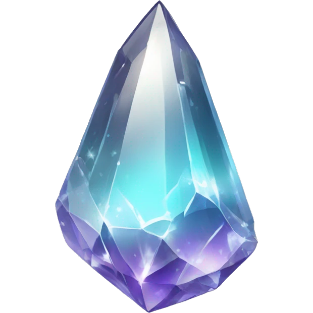 Shiny sparkly glass crystal gem shard emoji