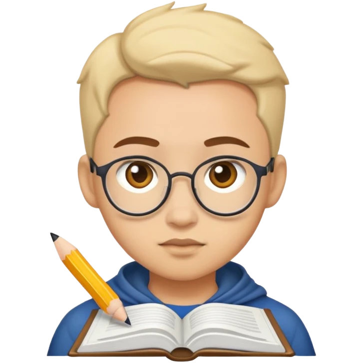 Pava estudiando emoji