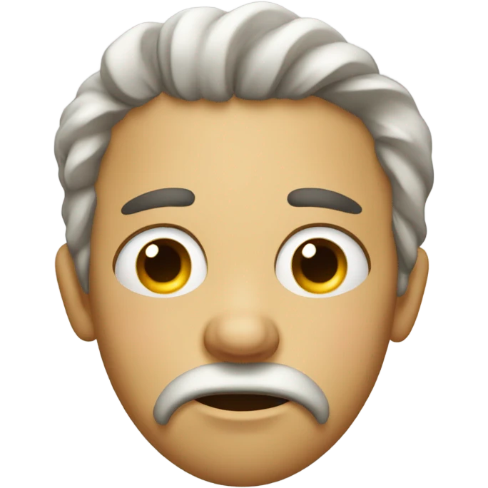 Disgusted face emoji