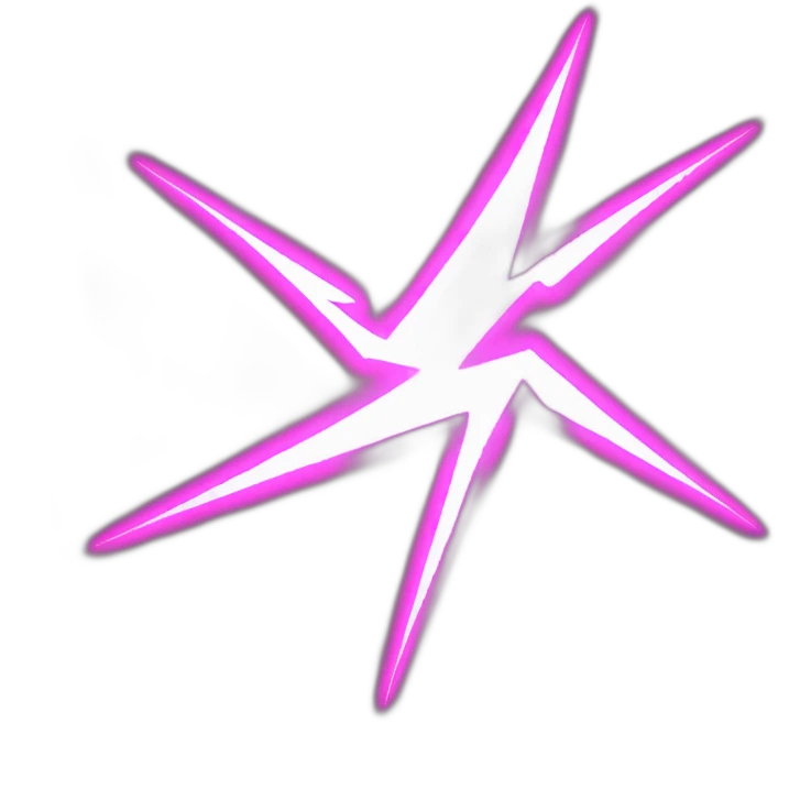 pink lightning thrown by voldemort's wand emoji